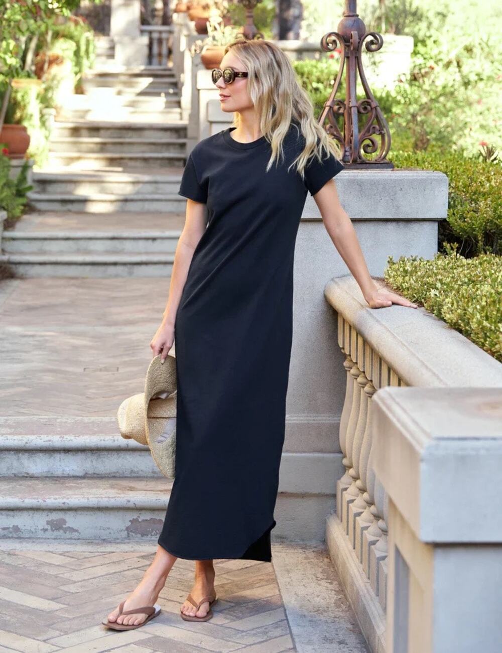 Frank & Eileen Women's Harper Perfect Tee Maxi Dress Black XS